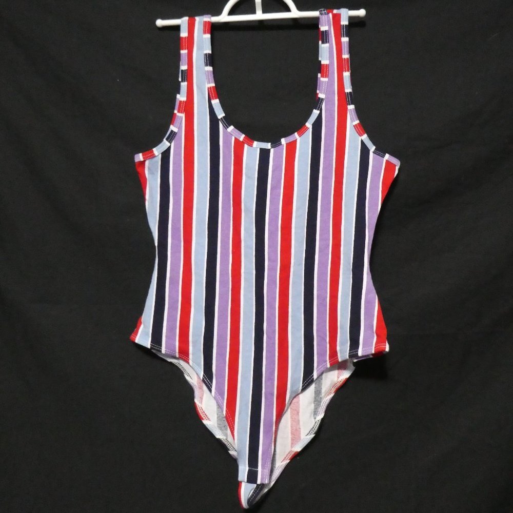 BLUENOTES medium striped bodysuit BNWOT
